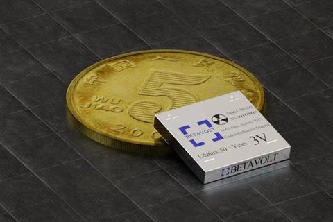 Die Nuklear-Batterie ist laut Hersteller Betavolt kleiner als eine Münze