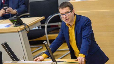 Sebastian Striegel von den Grünen im sachsen-anhaltinischen Landtag