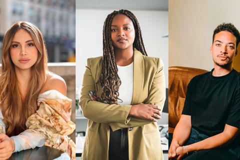 Enissa Amani, Aminata Touré und Aurel Mertz
