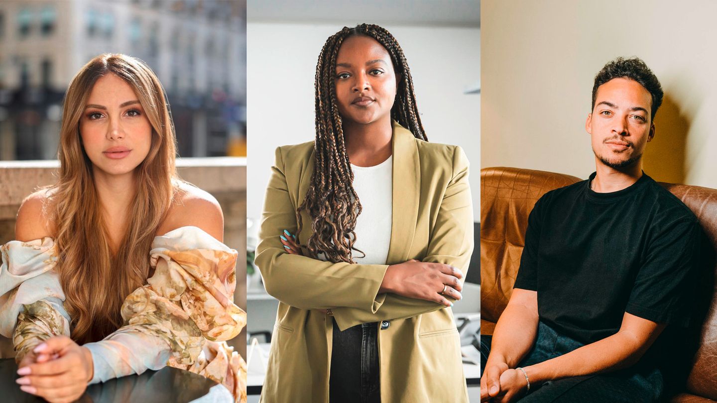 Enissa Amani, Aminata Touré und Aurel Mertz