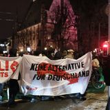 Auf Plakaten stand "Keine Alternative für Deutschland" oder "Paroli gegen Rechts"