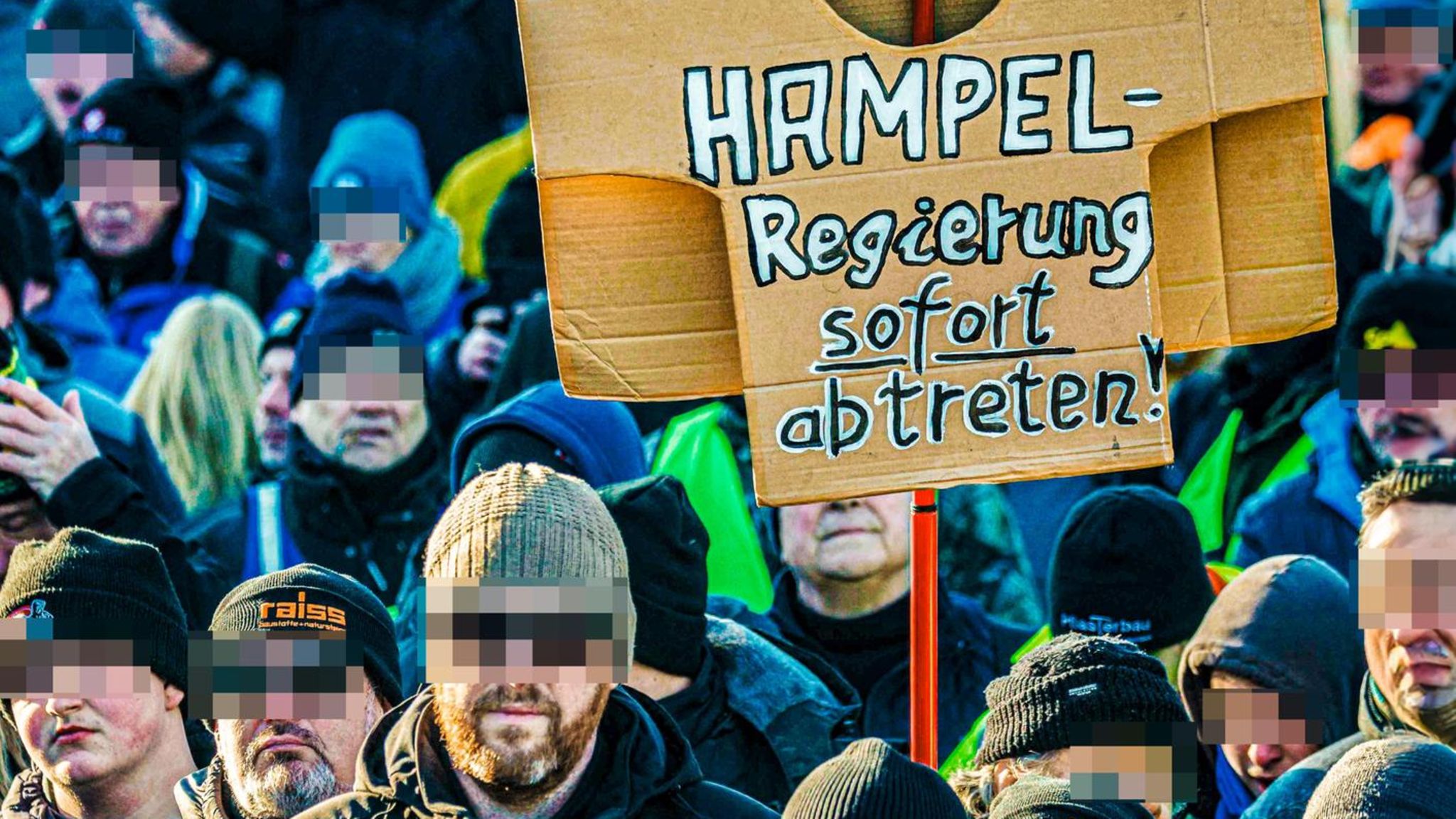 Bauern-Proteste gegen die Regierung