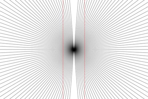 Optische Täuschung: Die Hering-Illusion verblüfft bis heute