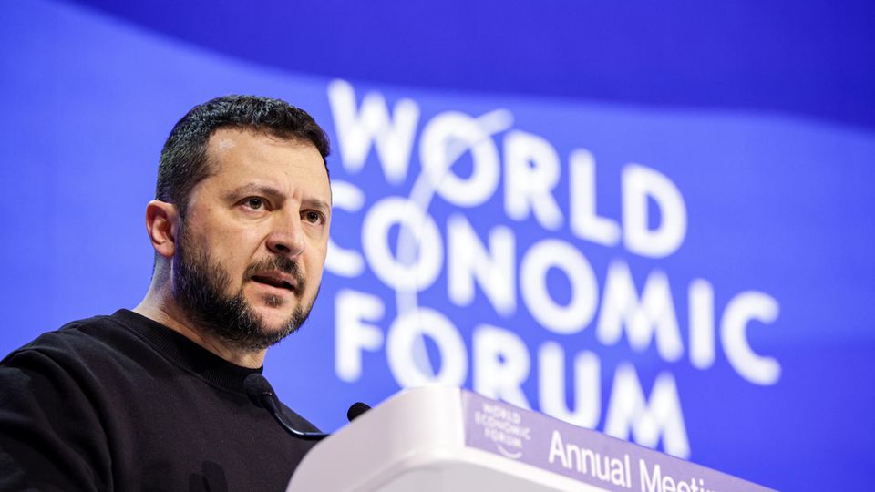 Volodymyr Zelenskyj at the World Economic Forum in Davos