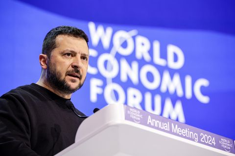 Wolodymyr Selenskyj beim World Economic Forum in Davos