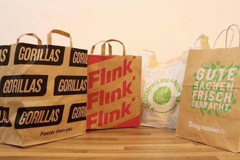 Gorillas, Flink & Co. : Lebensmittel-Lieferdienste im Vergleichstest – wo lohnt sich das Bestellen wirklich?