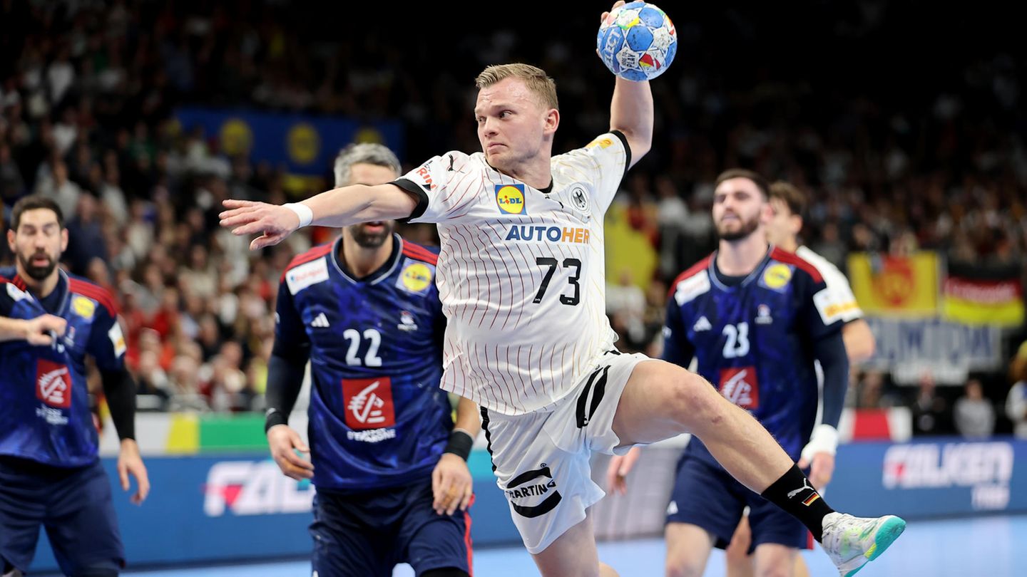 Trotzdem in Hauptrunde eingezogen: Nach großem Kampf: Deutschland verliert bei Handball-EM gegen Frankreich