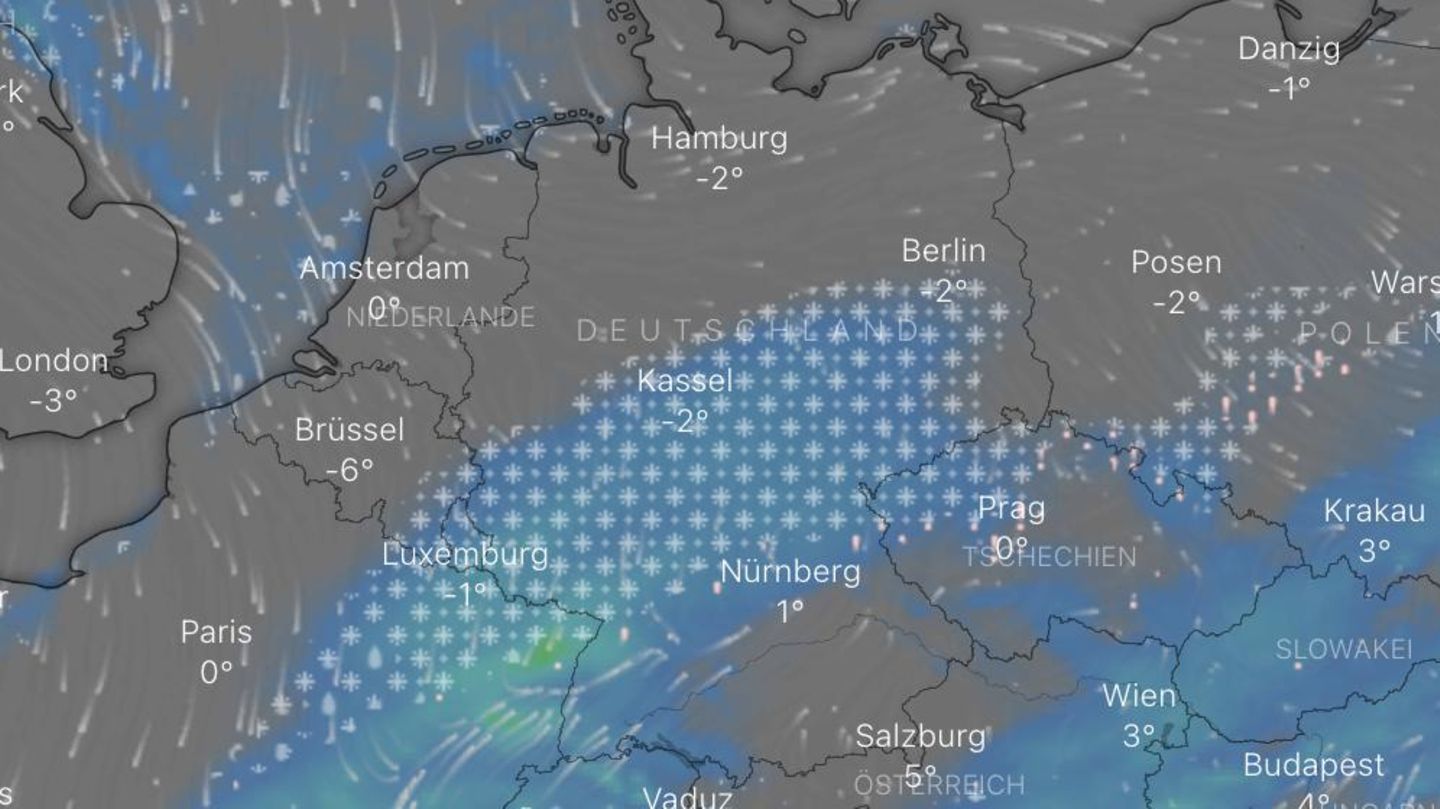 Kälteeinbruch: Regen und Schnee in Deutschland – Karten zeigen, wo es besonders kalt wird