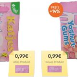 5. Platz: Katjes Yoghurt-Gums (7,9 Prozent)  Fruchtgummihersteller Katjes hat den Inhalt der Yoghurt-Gums von 200 auf 175 Gramm reduziert, die Tüte aber gleich groß gelassen und abgesehen von der verpflichtenden Größenangabe keinerlei Hinweis auf die Änderung angegeben. Bei gleichem Preis im Regal entspricht das einer versteckten Preiserhöhung von 14 Prozent. Nach dem selben Muster ging Katjes laut Verbraucherzentrale bei mehr als 30 Produkten vor. Die Kunden bekommen so weniger fürs gleiche Geld und es entsteht mehr Verpackungsmüll je Fruchtgummi. Bitten der Verbraucherzentrale um Stellungahme beantwortete der Hersteller nicht.
