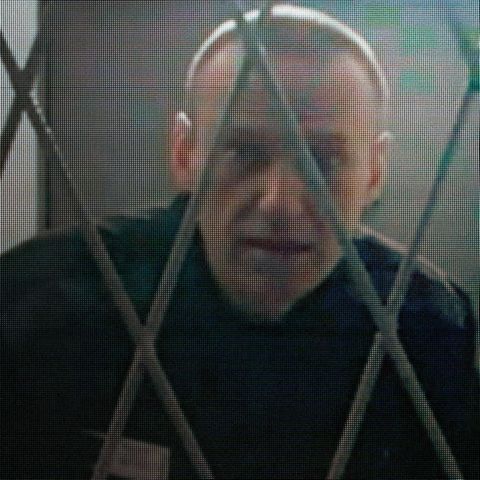 Alexej Nawalny ist bei einer Anhörung per Videolink aus der arktischen Strafkolonie zugeschaltet.