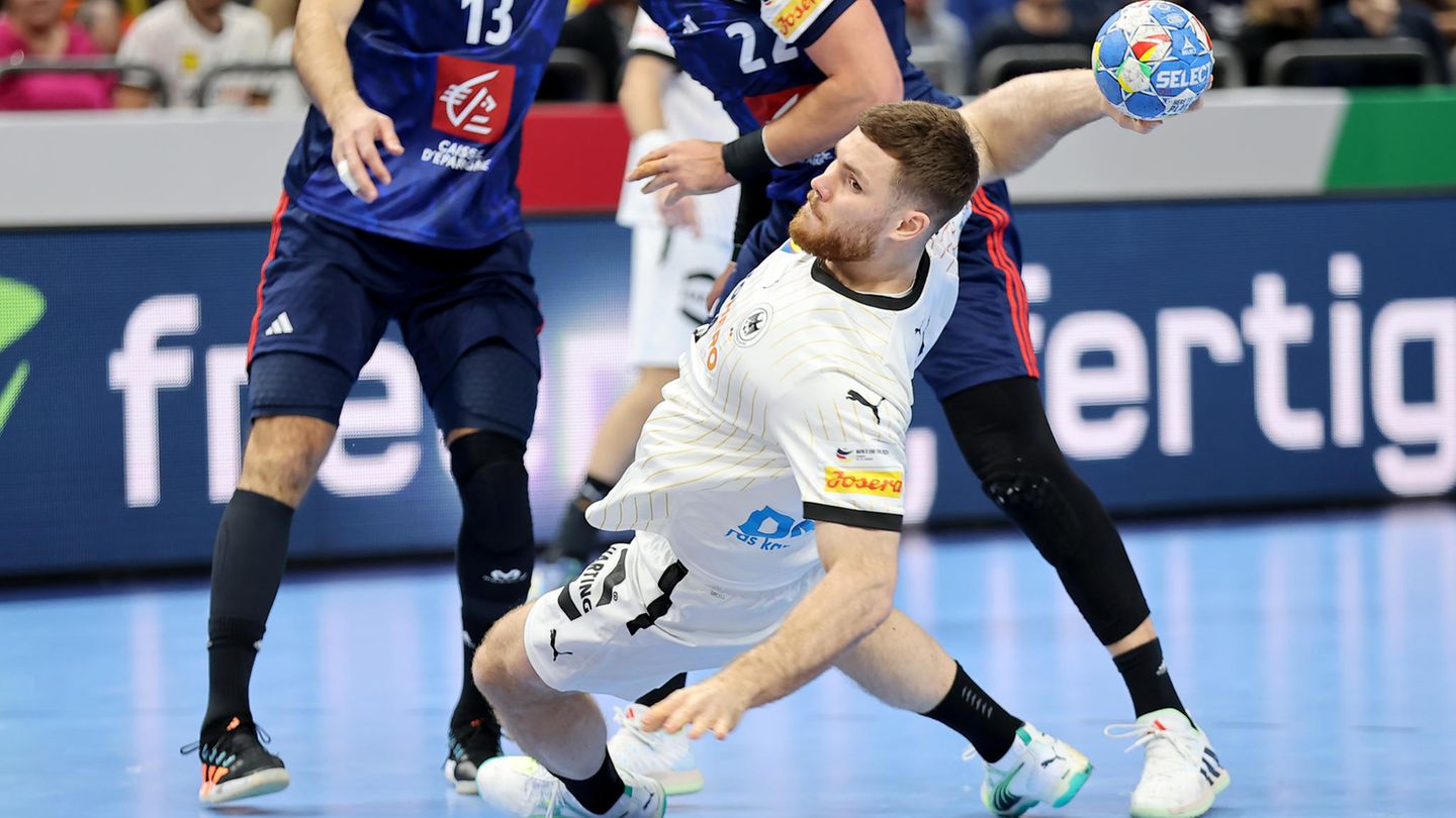 Johannes Golla kommt gegen Frankreich zum Wurf