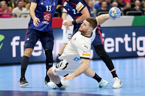 Johannes Golla kommt gegen Frankreich zum Wurf