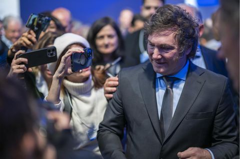 Javier Milei beim Weltwirtschaftsforum in Davos