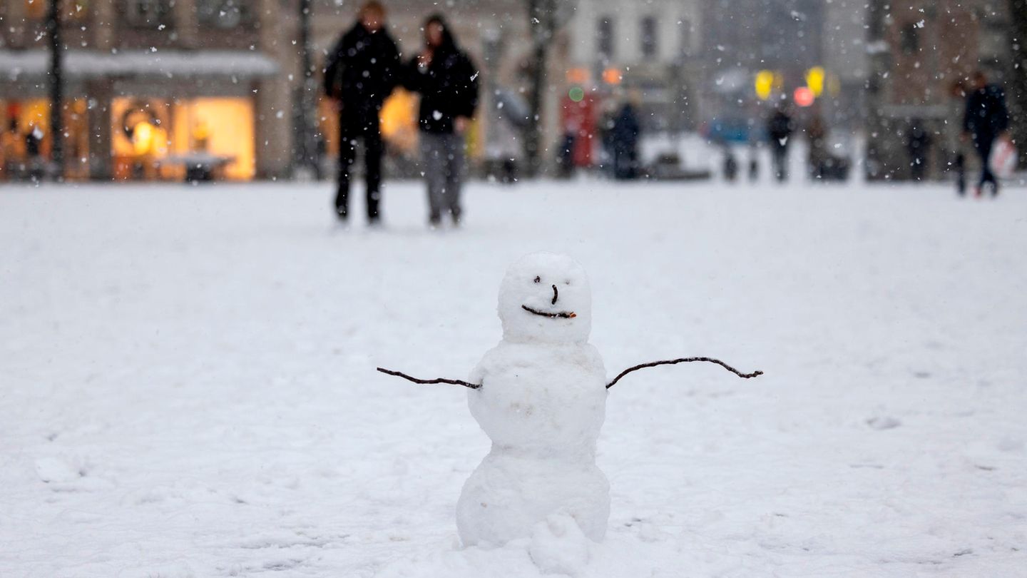 Wetter Schneemann