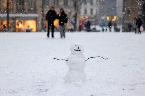 Wetter Schneemann