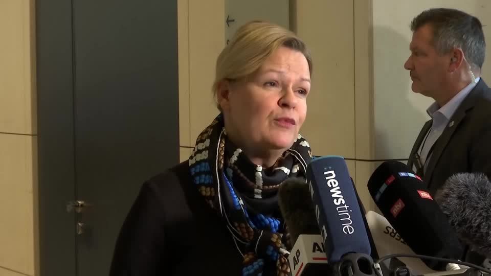 Video: Faeser an Rechtsextreme - "Dieser Rechtsstaat ist wehrhaft"