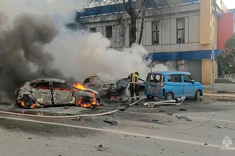 Zunehmend gelingen der Ukraine auch Angriffe auf russischem Gebiet wie hier im Dezember in der russischen Stadt Belgorod