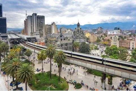 Aufnahme der Stadt Medellin in Columbien