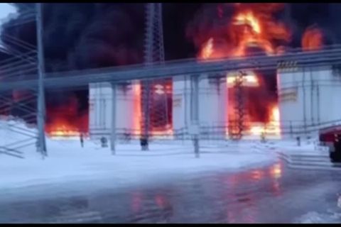 Video: Russland meldet Brand in Öllager nach ukrainischem Drohnenangriff