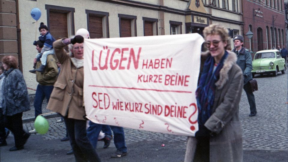 Proteste gegen das SED-Regime 1989 in Sachsen-Anhalt