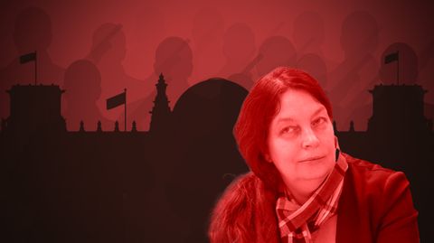 Verschwörerin im Bundestag: Die AfD-Politikerin Birgit Malsack-Winkemann