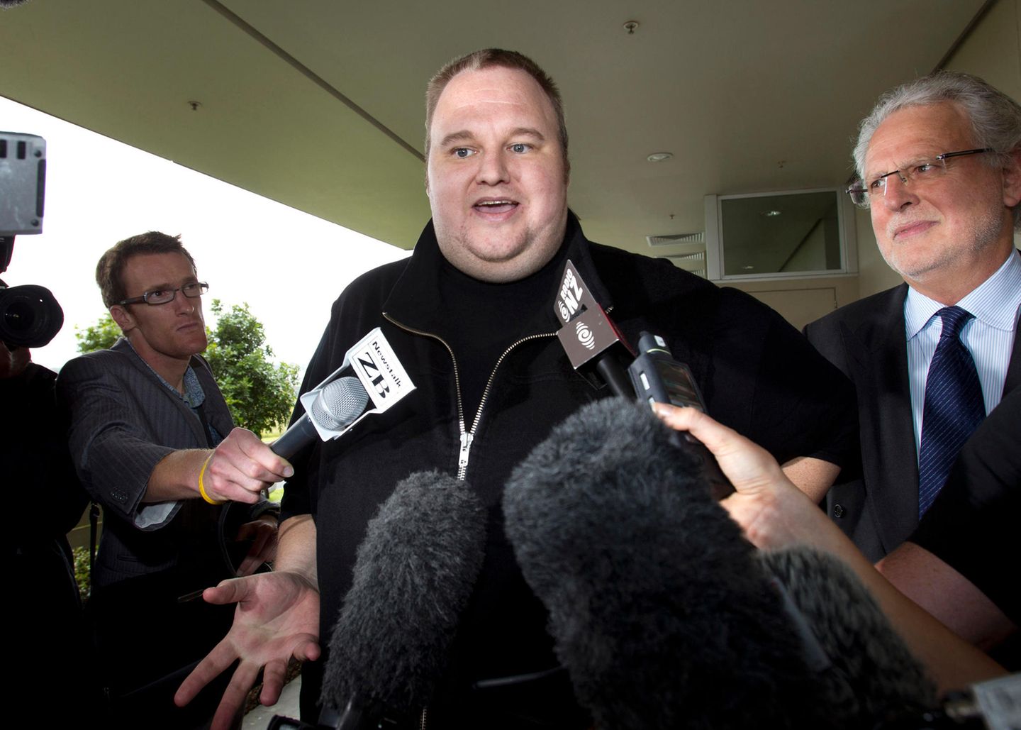 Kim Dotcom wird im Februar 2012 auf Kaution freigelassen