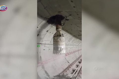 Video: Versehentlich U-Bahn-Tunnel angebohrt