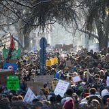 "Ganz Heidelberg hasst die AfD" war in der Hochschulstadt auf Plakaten zu lesen