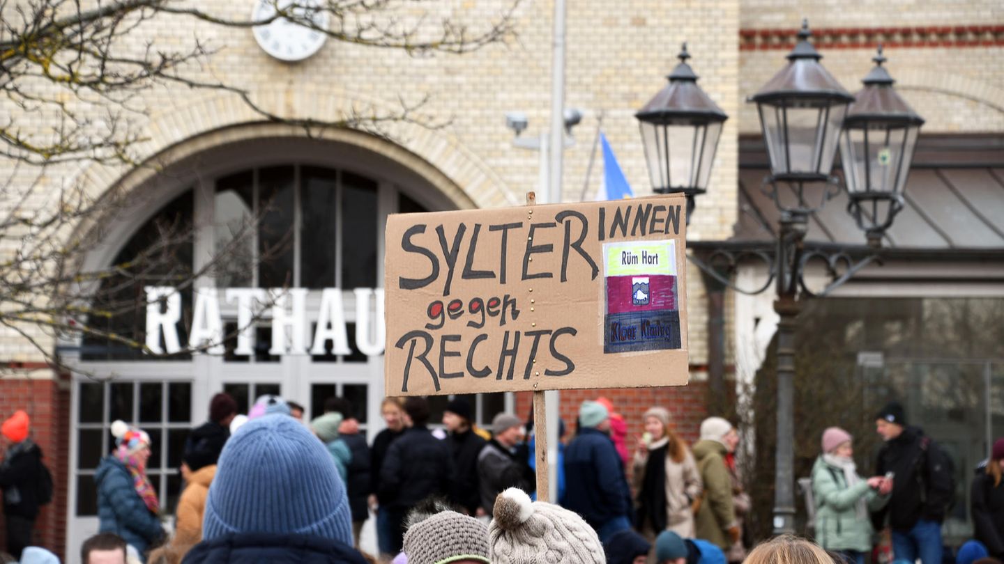 Die nördlichste Demo fand in Westerland auf Sylt statt