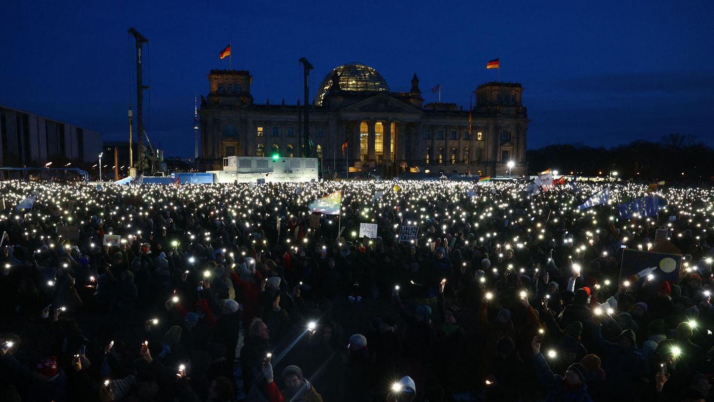 Demonstration against the right: “These people encourage us all”