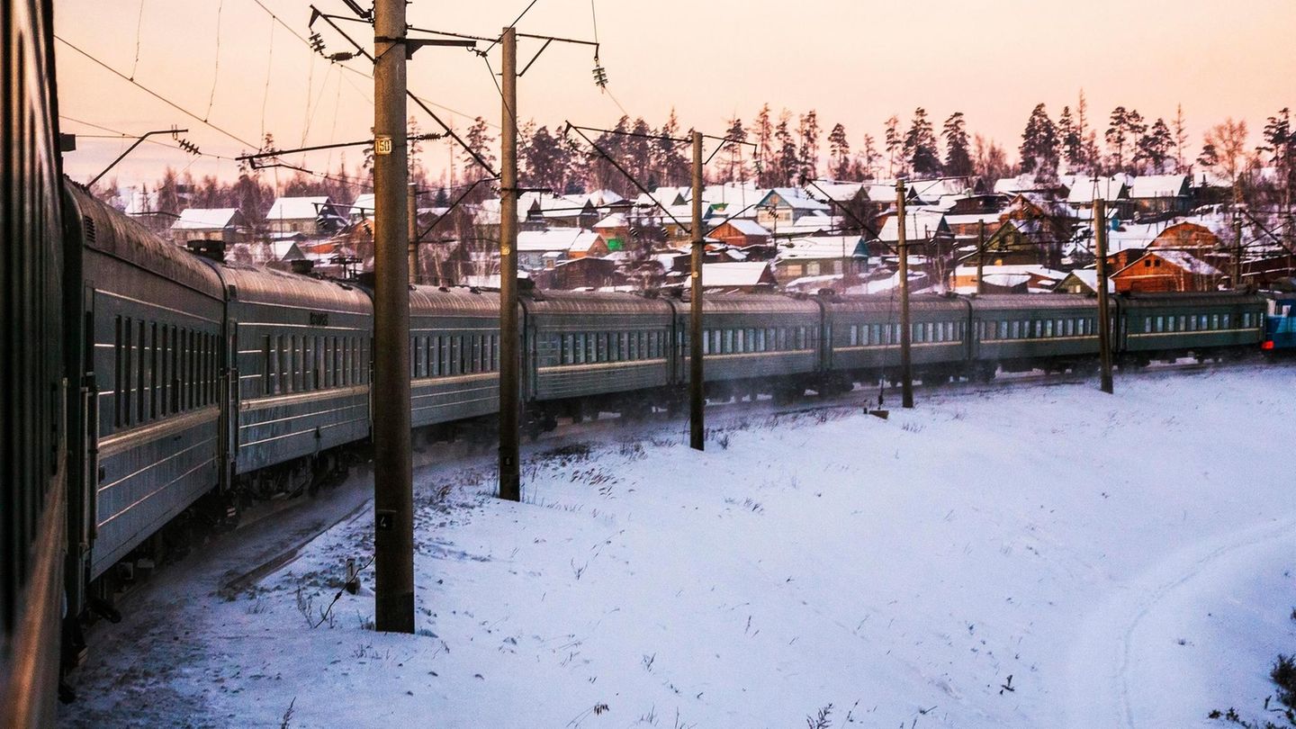 Zug der russischen Eisenbahn (Symbolbild)
