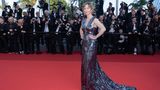 Sandra Hüller auf dem roten Teppich in Cannes, Mai 2023
