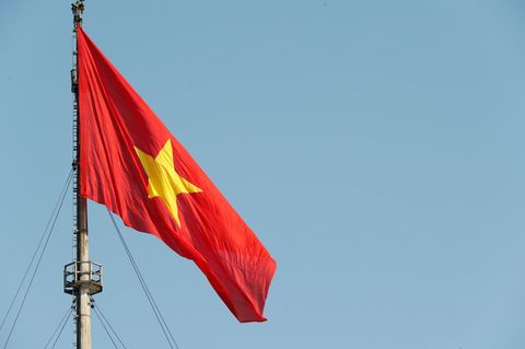 Die Flagge Vietnams