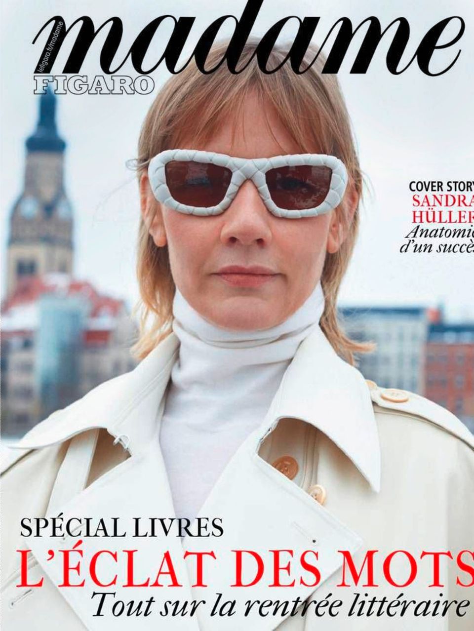 Sandra Hüller auf dem Cover des Magazins "Madame Figaro"