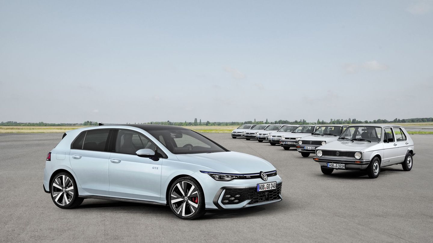 VW Golf Generationen inklusive Golf 8