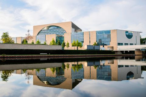 Das Bundeskanzleramt in Berlin