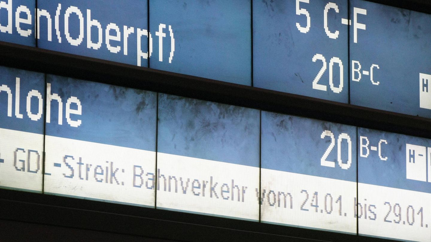 Deutsche Bahn Streik der GDL