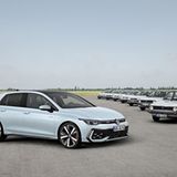 VW Golf Generationen inklusive Golf 8 (MJ 2024)