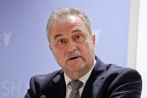 Der Bundesvorsitzende der Gewerkschaft der Deutschen Lokführer, Claus Weselsky 