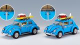 Gefälschter Lego-Käfer (2. Preis)  Lego verkauft in seiner Creator-Serie einen VW-Käfer zum Zusammenbauen (links). Das gleiche tat auch eine niederländische Firma - allerdings ohne die Lizenz an den Markenrechten zu besitzen. Die Fälschungen wurden in Online-Shops in Deutschland, Schweden und den Niederlanden verkauft. Mittlerweile hat die Firma eine Unterlassungserklärung unterschrieben.
