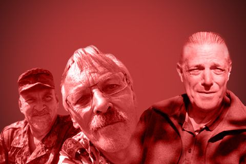 von links: der einstige Fallschirmjäger Peter Wörner, der ehemalige Oberst Maximilian Eder und der frühere Kommandeur des Fallschirmjägerbataillons 251, Rüdiger von Pescatore
