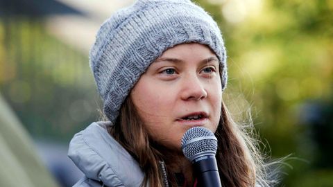 Nahm an einer Pro-Palästina-Demo in Leipzig teil: Greta Thunberg