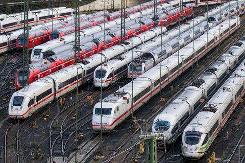 Bahn GDL Streik Züge