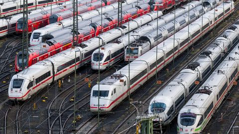 Bahn GDL Streik Züge