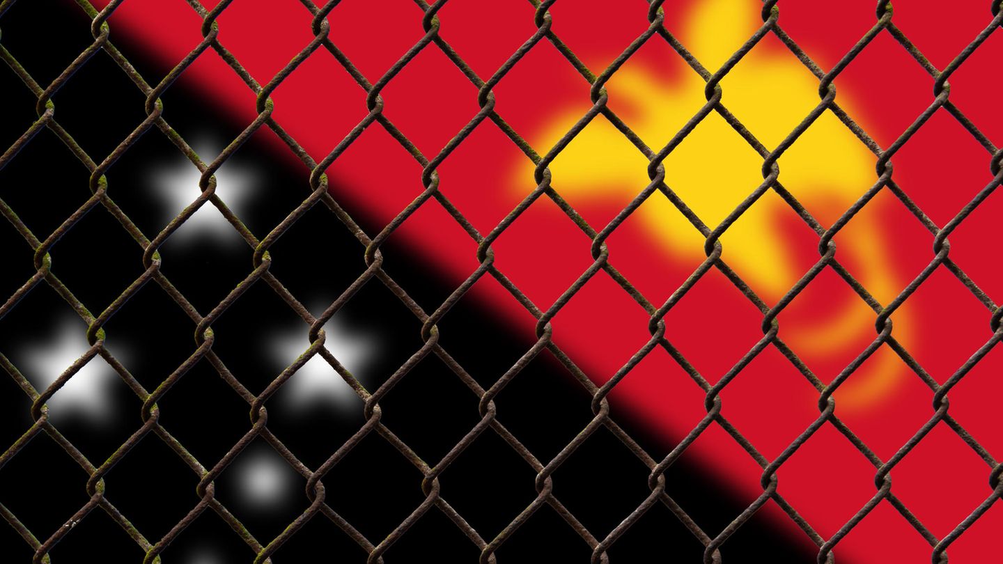 Flagge Papua-Neuguiena