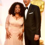Oprah Winfrey und ihr Partner Stedman Graham 2015 bei der Oscar-Verleihung. Die beiden sind seit 1986 ein Paar.