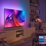 65 Zoll: 850 Euro Ersparnis  Dabei kann der Philipps PUS8808 fast mithalten. Trotz LCD-Panels hat er ein fast genauso gutes Bild, nur bei sehr heller Umgebung und schlechtem Blickwinkel schneidet er etwas dürftiger ab. Auch der Klang ist nur minimal schwächer. Und: Ambilight hat auch das günstigere Modell. Kein Wunder, dass er mit der Gesamtwertung "gut" (2,4) kaum hinter dem teuren Gerät ins Ziel kommt. Preislich hat die Sparvariante aber mächtig die Nase vorn: Mit knapp 1000 Euro kostet der PUS8808 satte 850 Euro weniger als das Spitzenmodell.