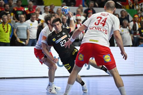 Handball EM Halbfinale Deutschland gegen Dänemark