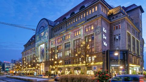 Das Luxuskaufhaus KaDeWe in Berlin