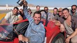 Eine ganz andere Geschichte erzählt der Film "Ford v Ferrari" von 2019, der in Deutschland unter dem Titel "Le Mans 66 – gegen jede Chance" in die Kinos kam. Bale (Foto) und Matt Damon wollen als Rennfahrer Ken Miles und Carroll Shelby im Jahr 1966 den Autobauer Ferrari in den Schatten stellen.
